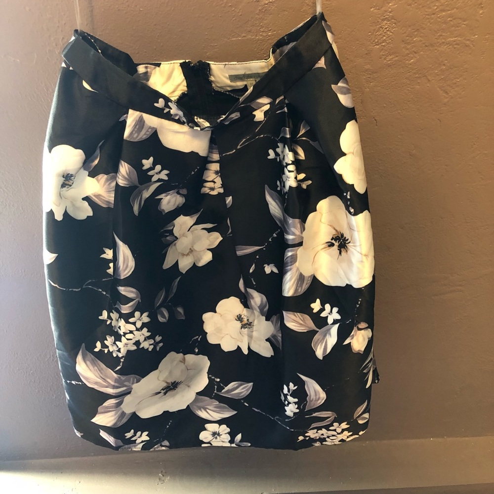 Floral poodle skirt